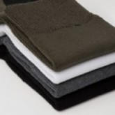 MI-CHAUSETTE SECURITE BOUCLETTE 44/45 GRIS FONCE